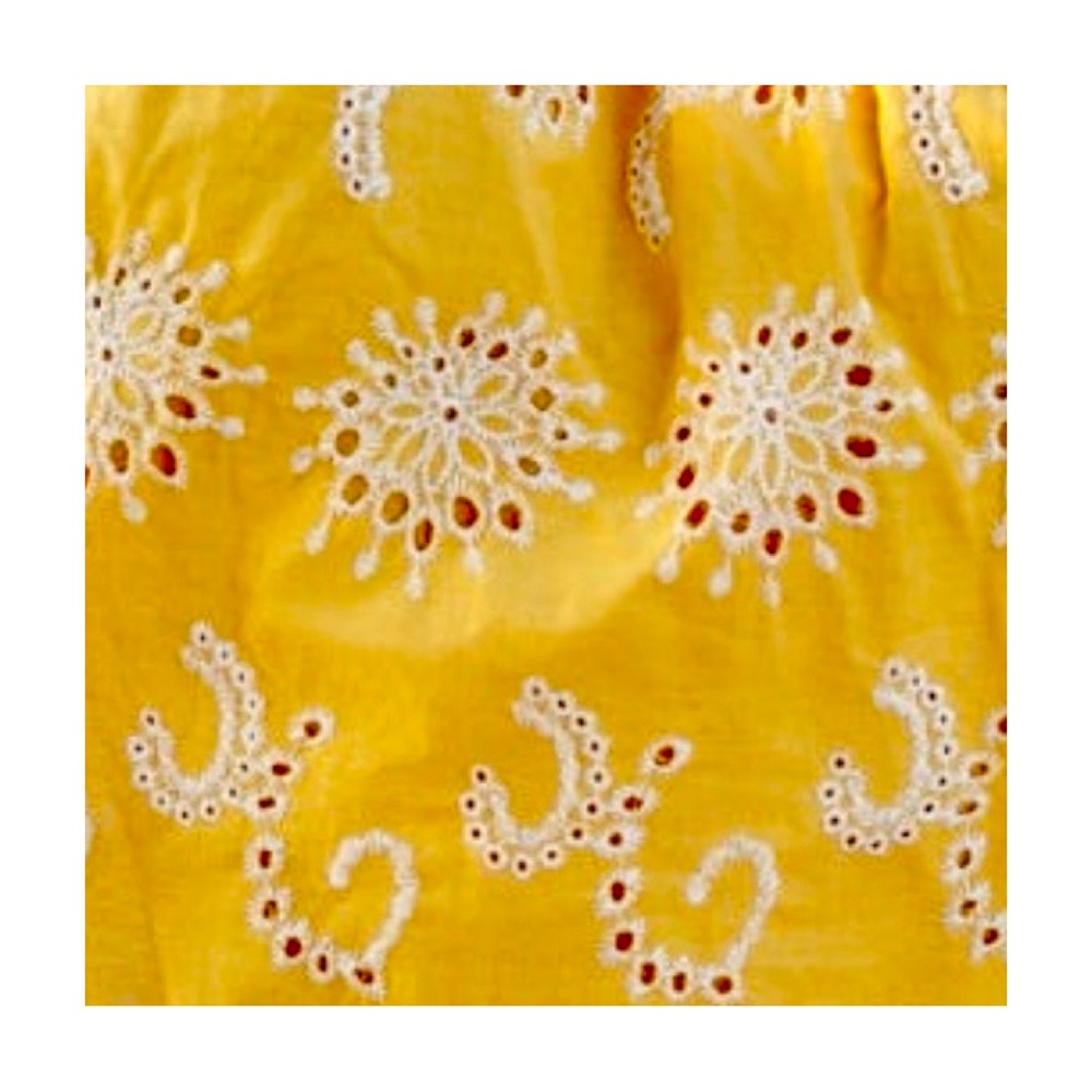 BRAND NEW! EMMA AND GRACE SUNFLOWER EYELET RELAXED FLOWY FIT BLOUSE. 3XL,GOLDEN - Picture 10 of 12